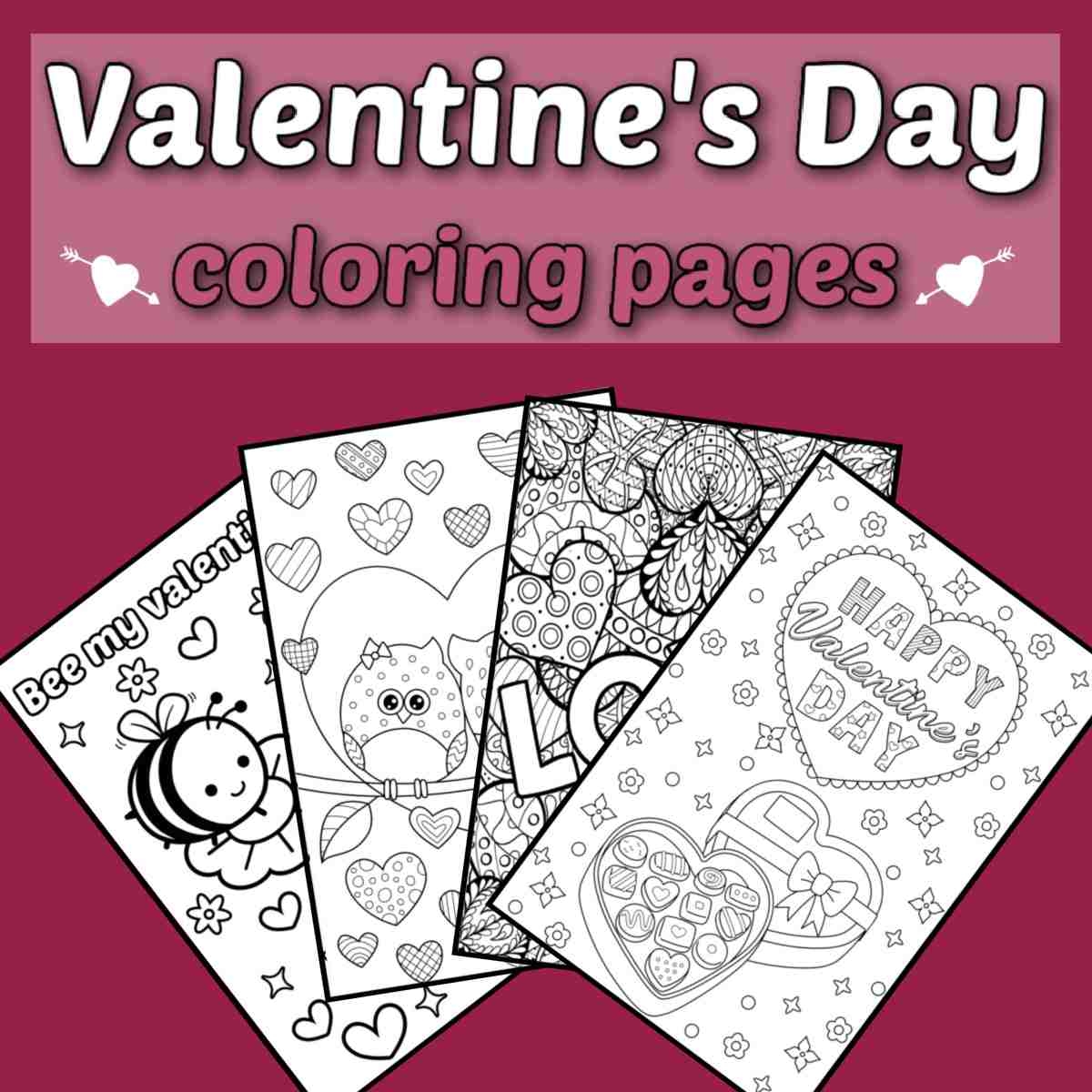 14 Valentine s Day Coloring Pages Free Printables For All Ages