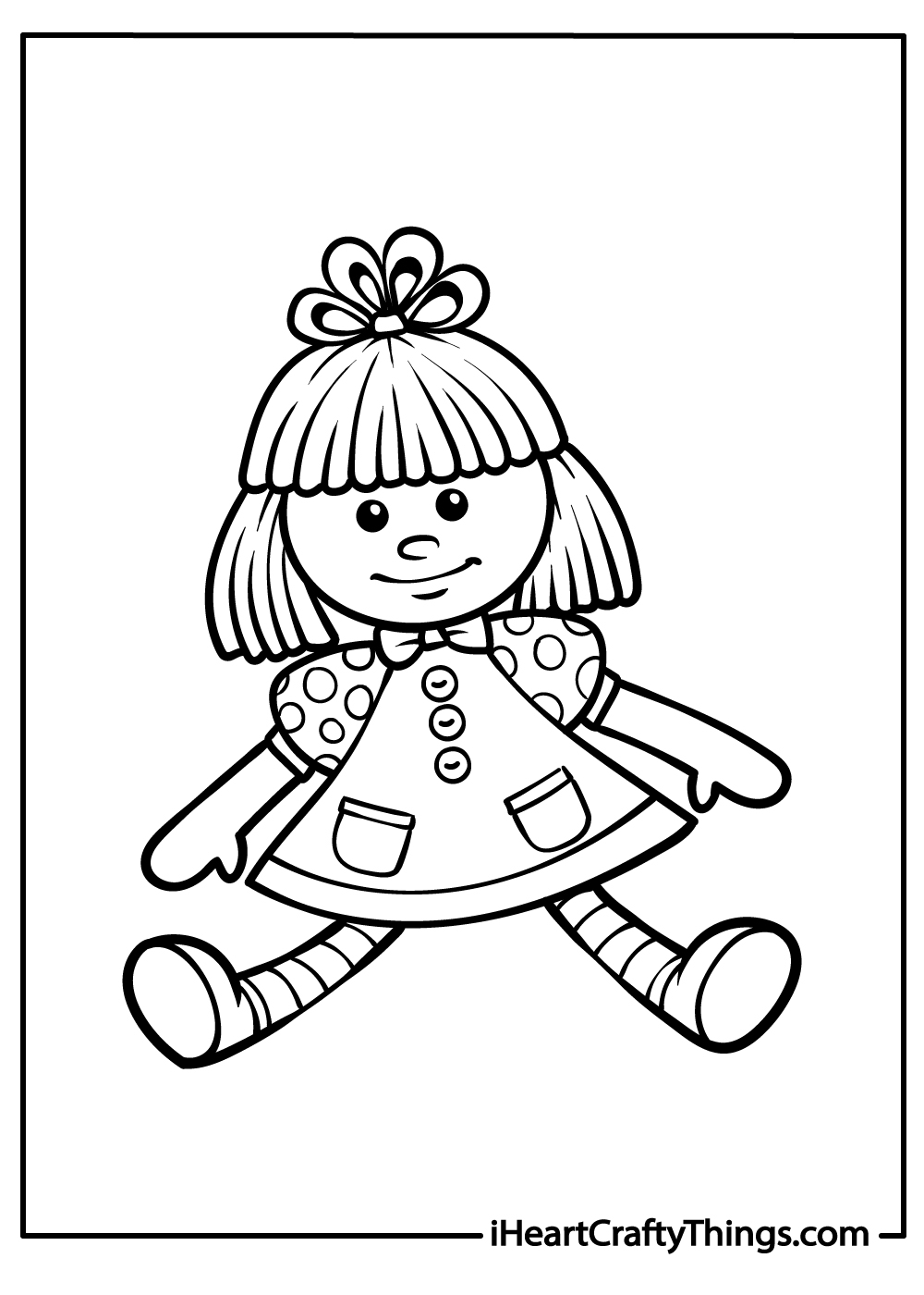 Printable Doll Coloring Pages