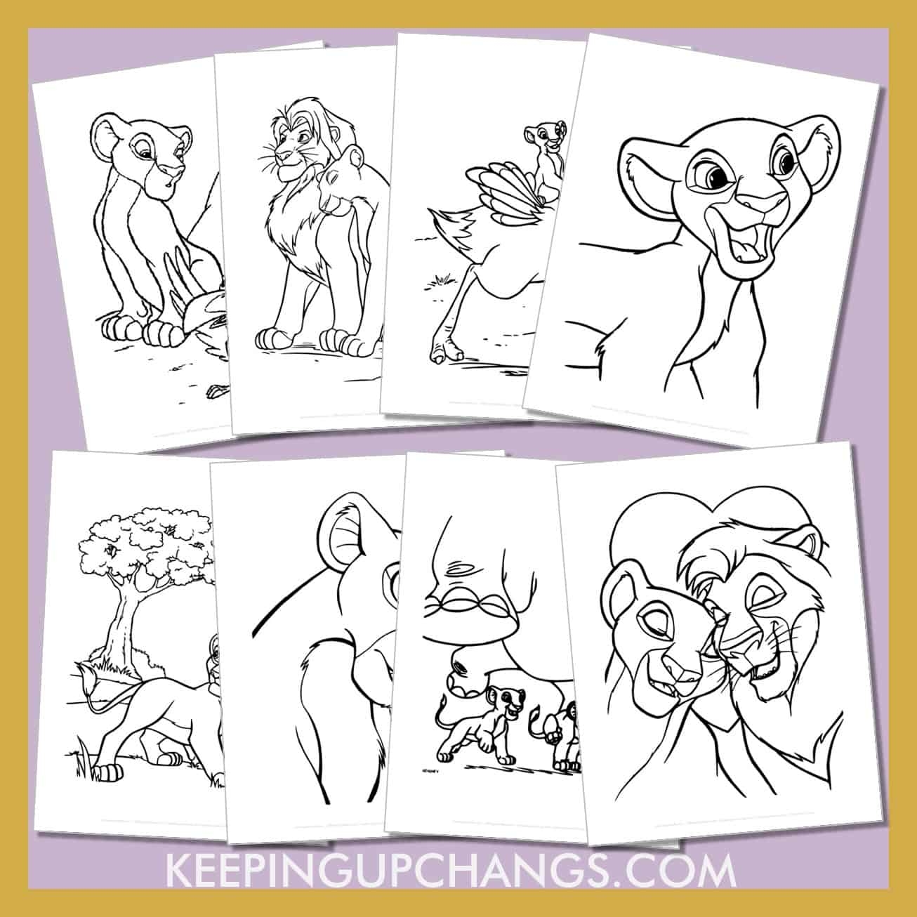 15 Free Nala Coloring Pages Sheets MOST POPULAR Printables 