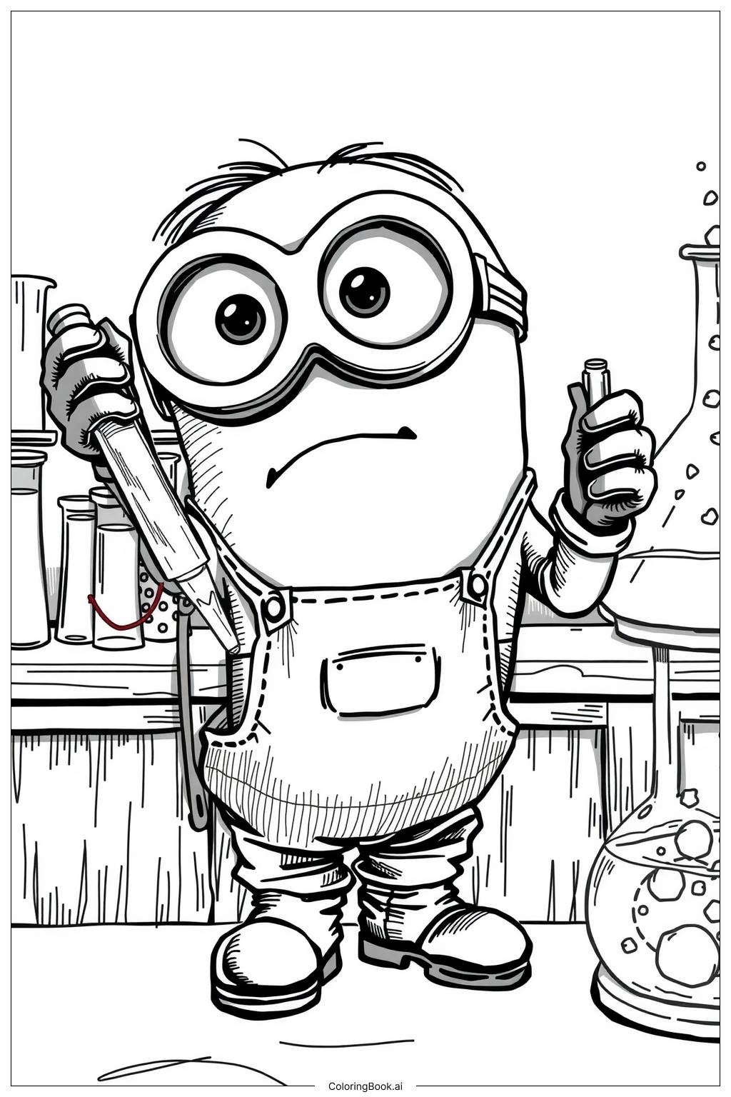 19 Minion Coloring Pages Free PDF PNG Printables 