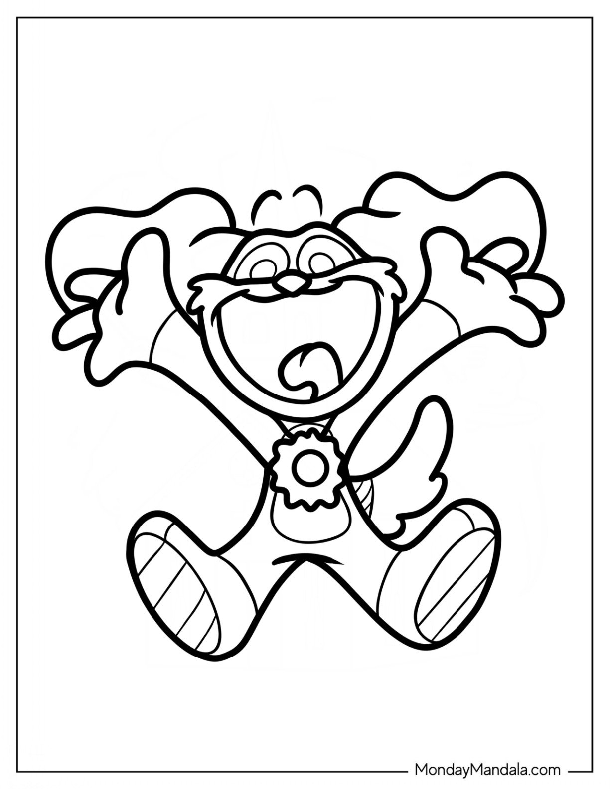 20 Poppy Playtime Coloring Pages Free PDF Printables 