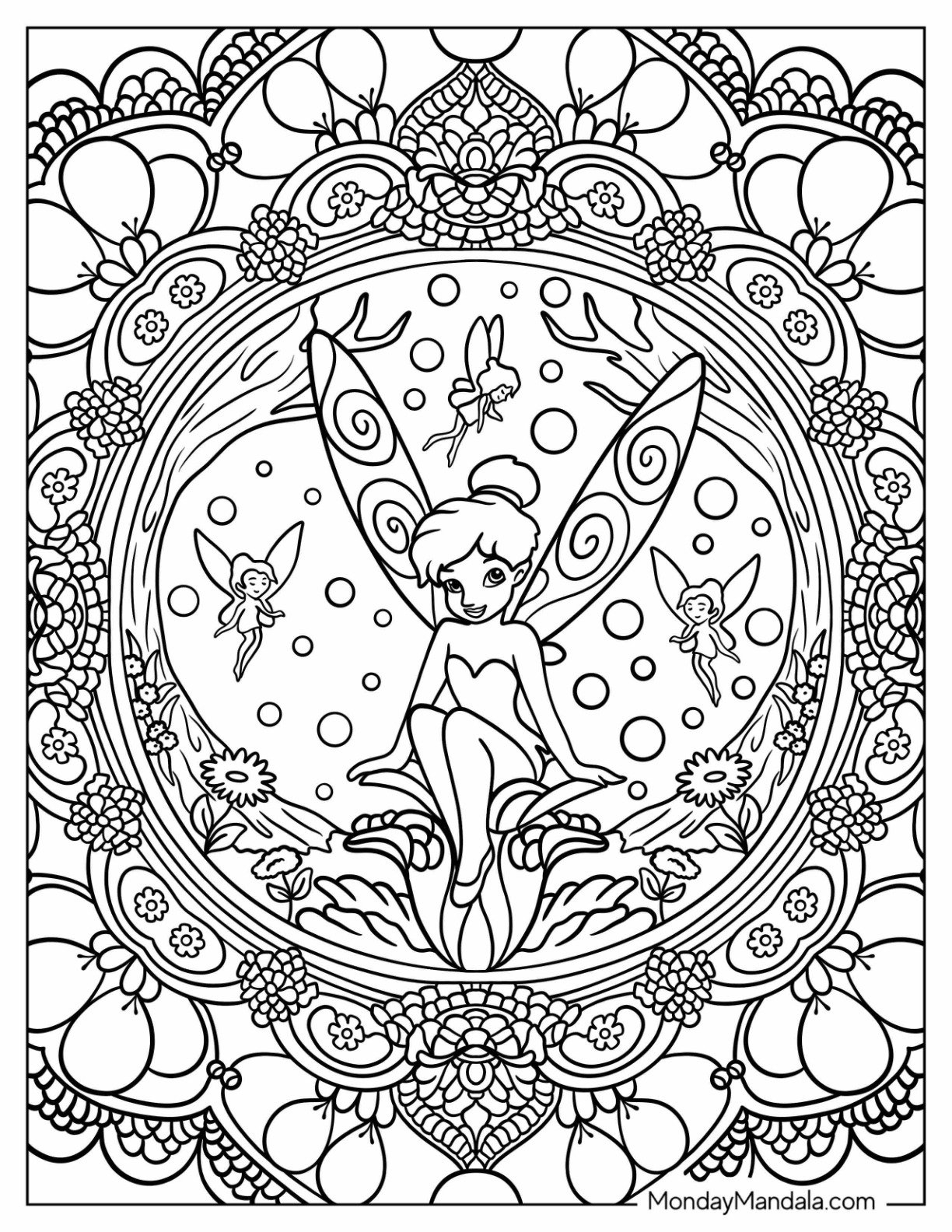 20 Tinker Bell Coloring Pages Free PDF Printables 