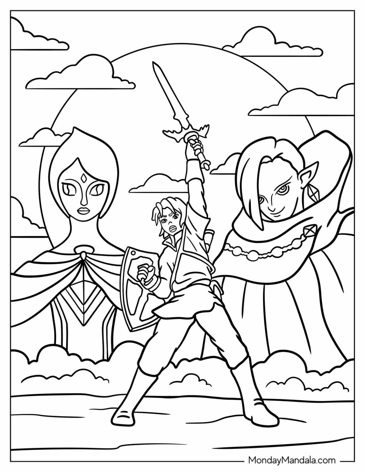 20 Zelda Coloring Pages Free PDF Printables 
