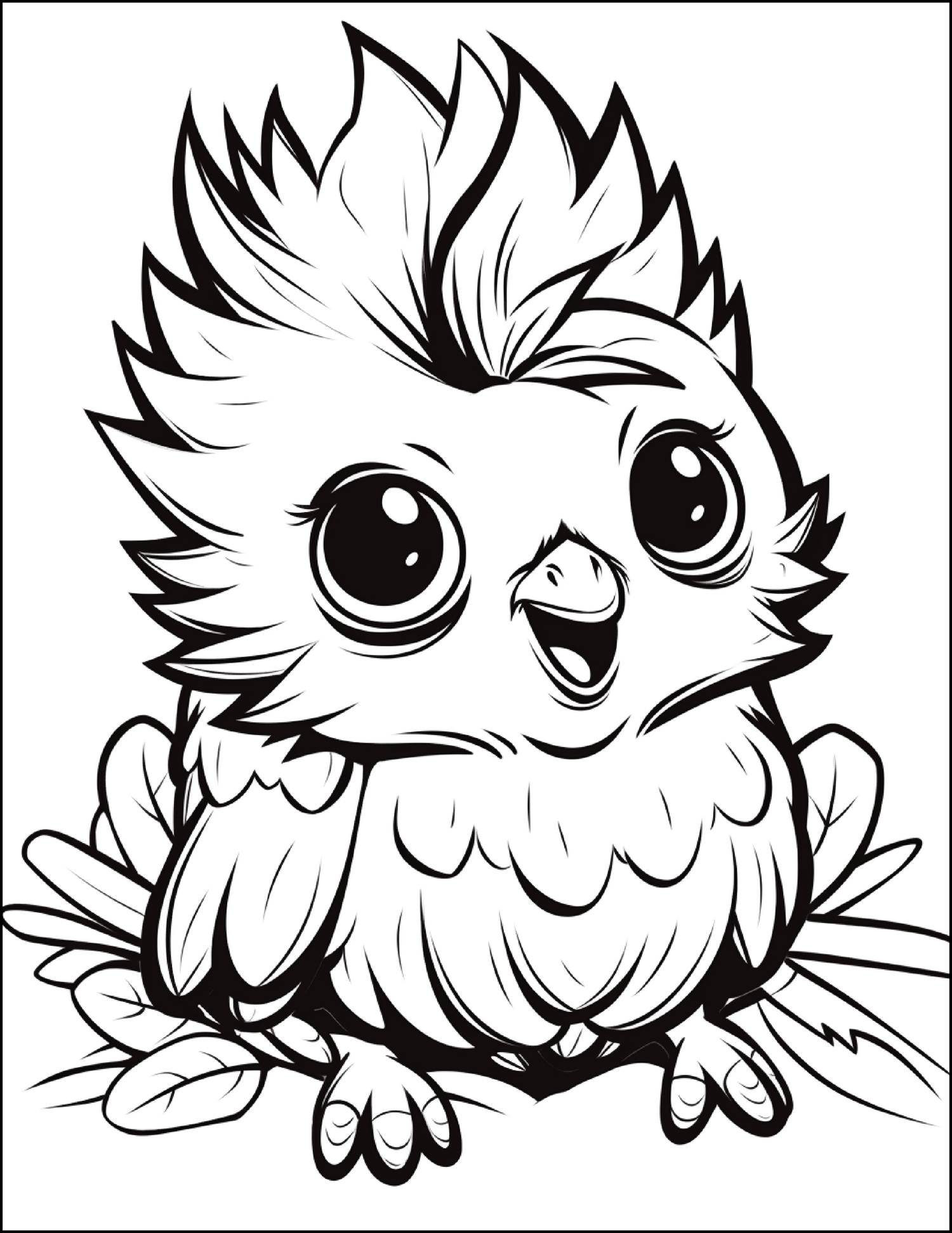 200 Cute Bird Coloring Pages For Kids Payhip
