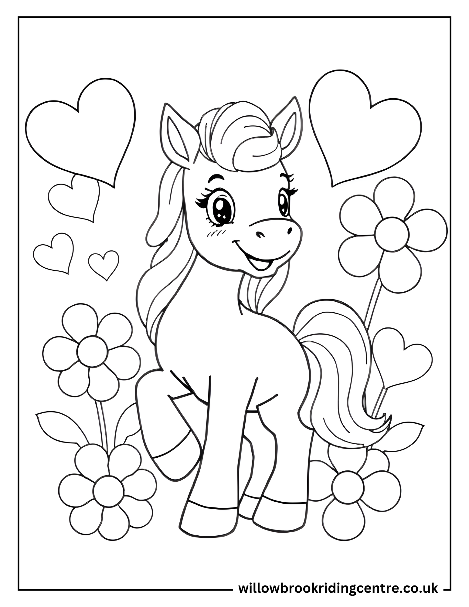 22 Pony Coloring Pages Free PDF Printables For Kids