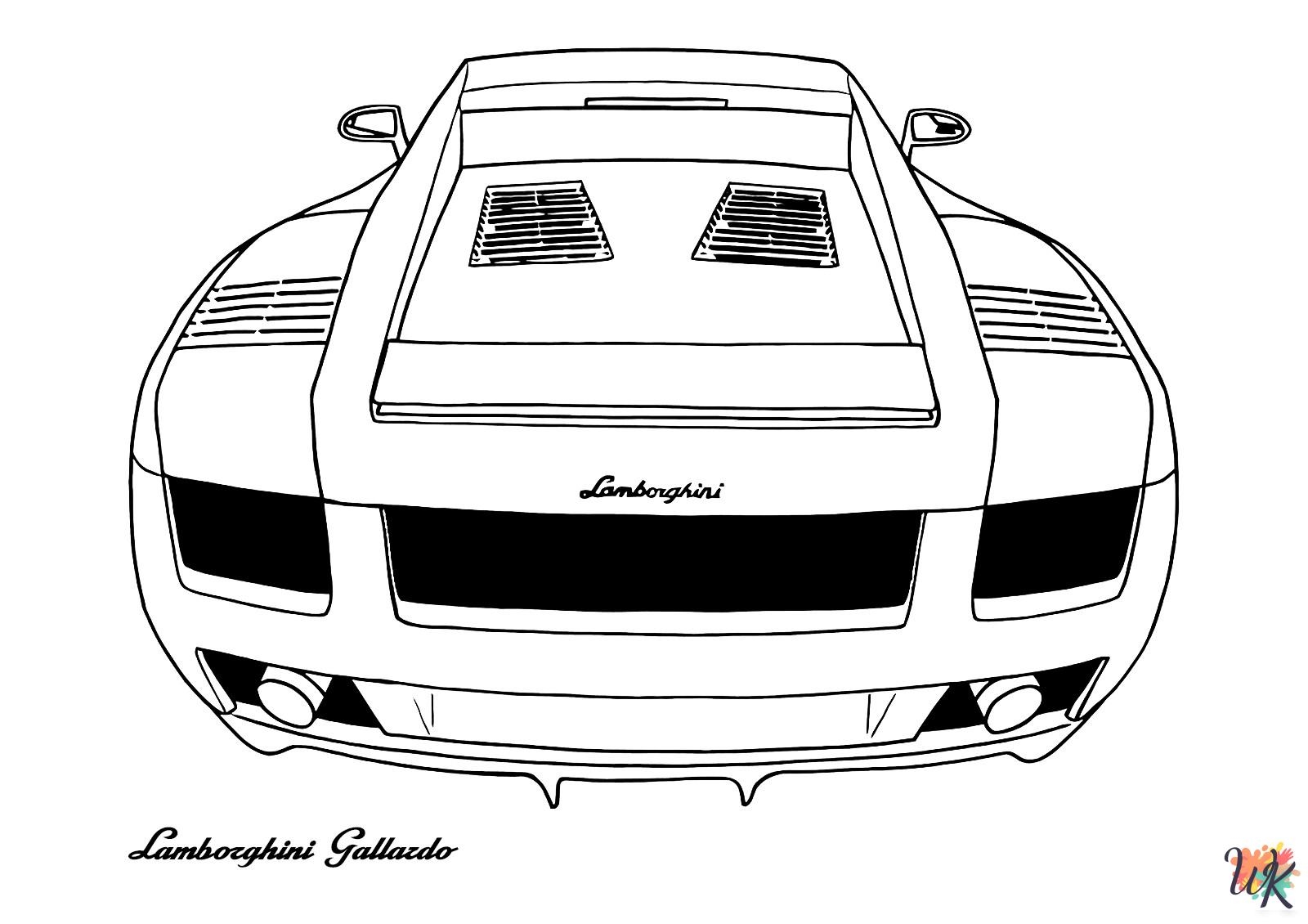 23 Lamborghini Coloring Pages For Kids ColoringPagesWK