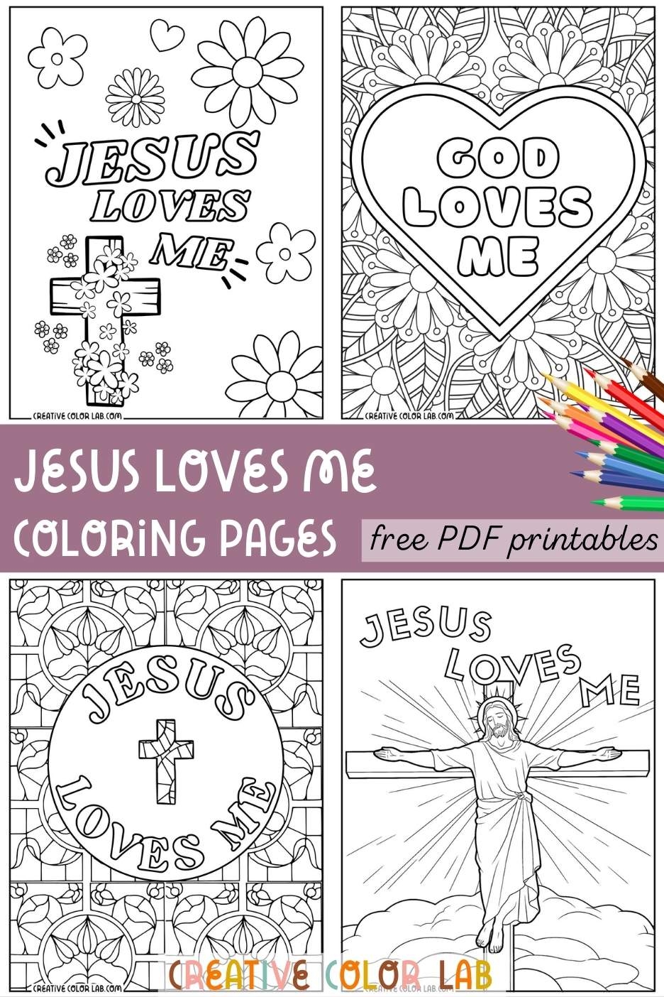 24 Jesus Coloring Pages Free PDF Printables