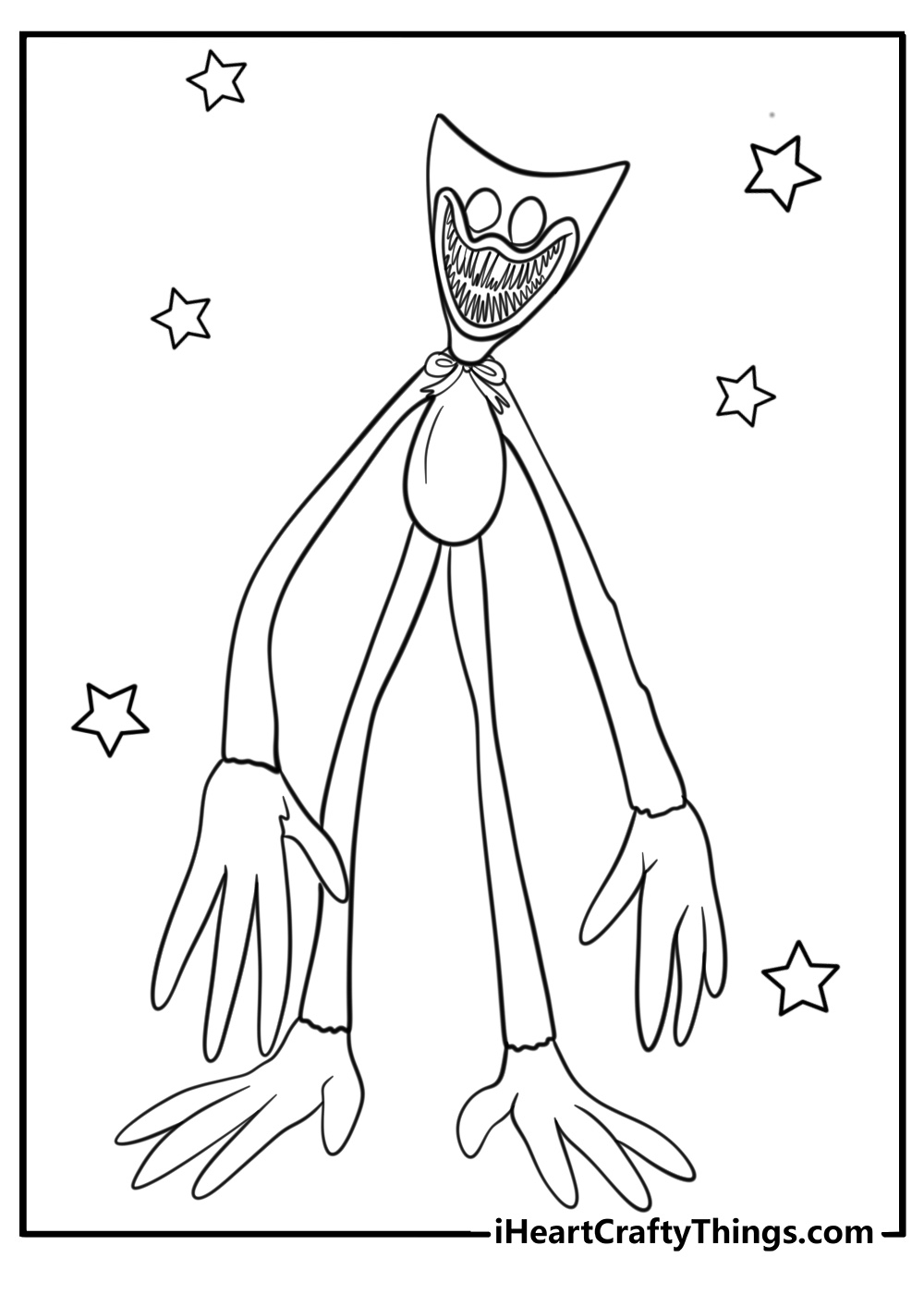 25 Huggy Wuggy Coloring Pages For Kids 100 Free To Print 