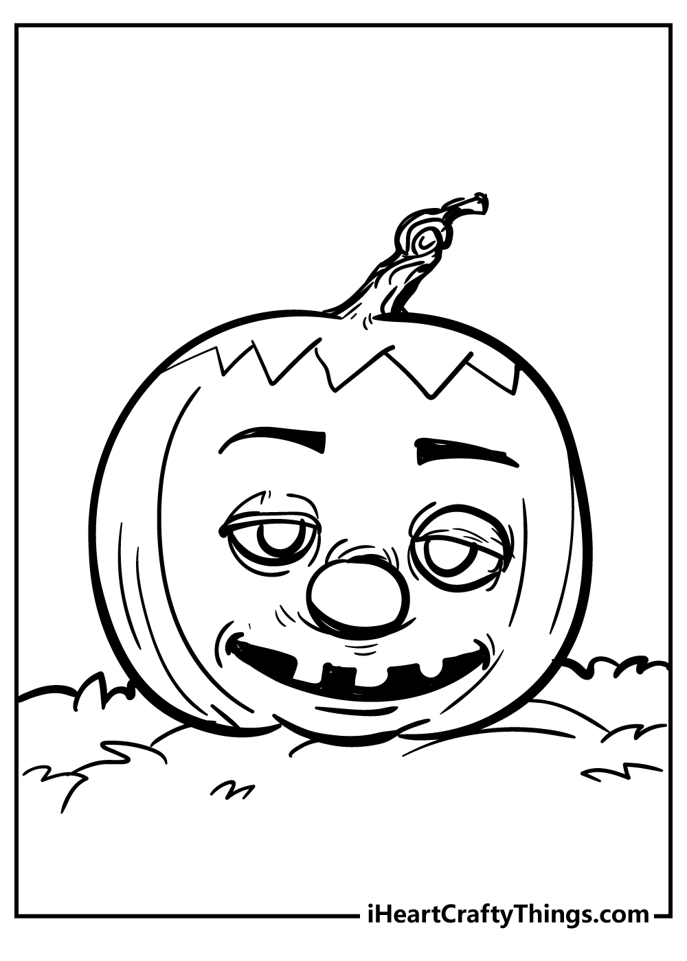 Pumpkin Color Pages Printable