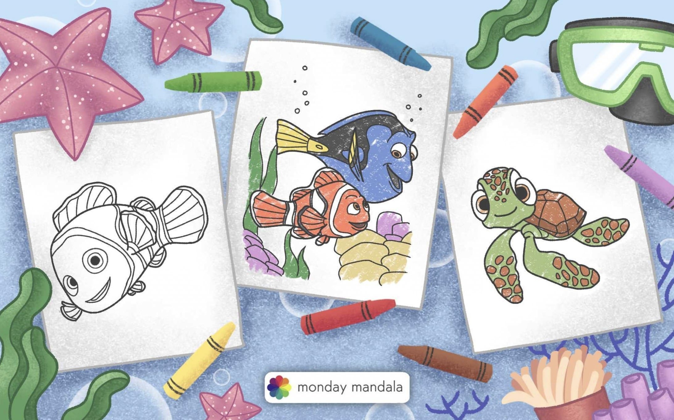 28 Finding Nemo Coloring Pages Free PDF Printables 