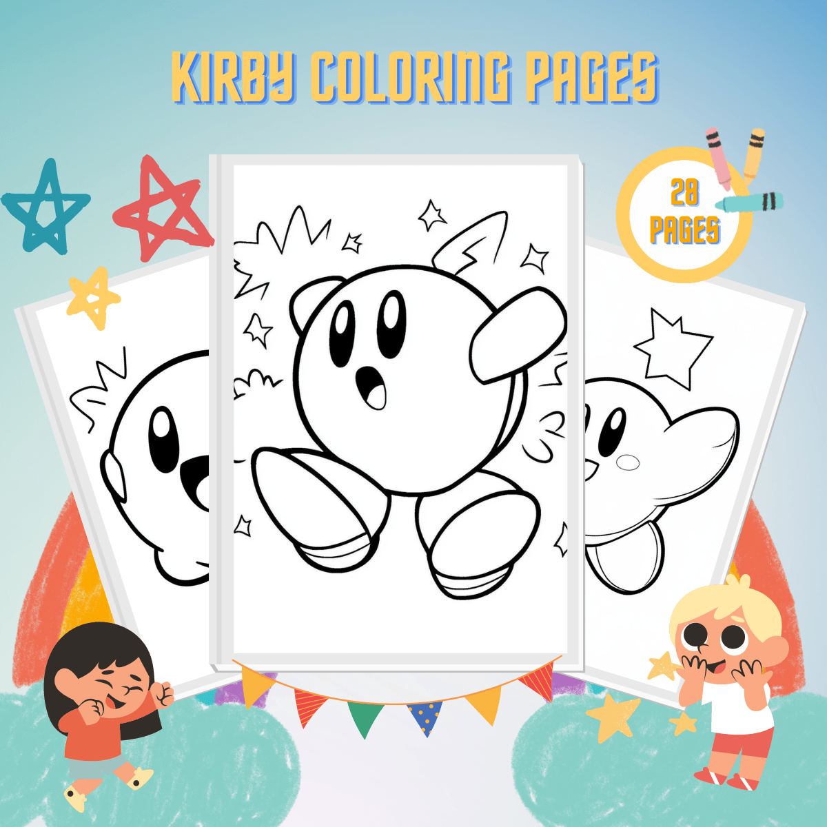 29 Kirby Coloring Pages Free Printables U0026 Online Coloring