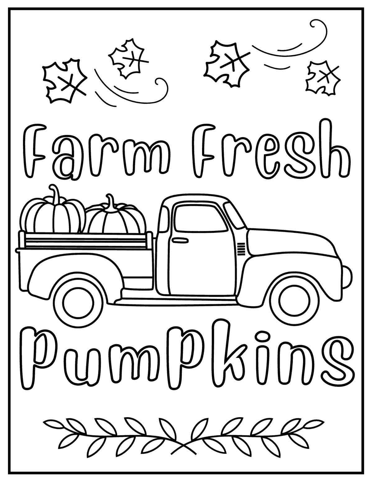 Free Coloring Pages Of Fall