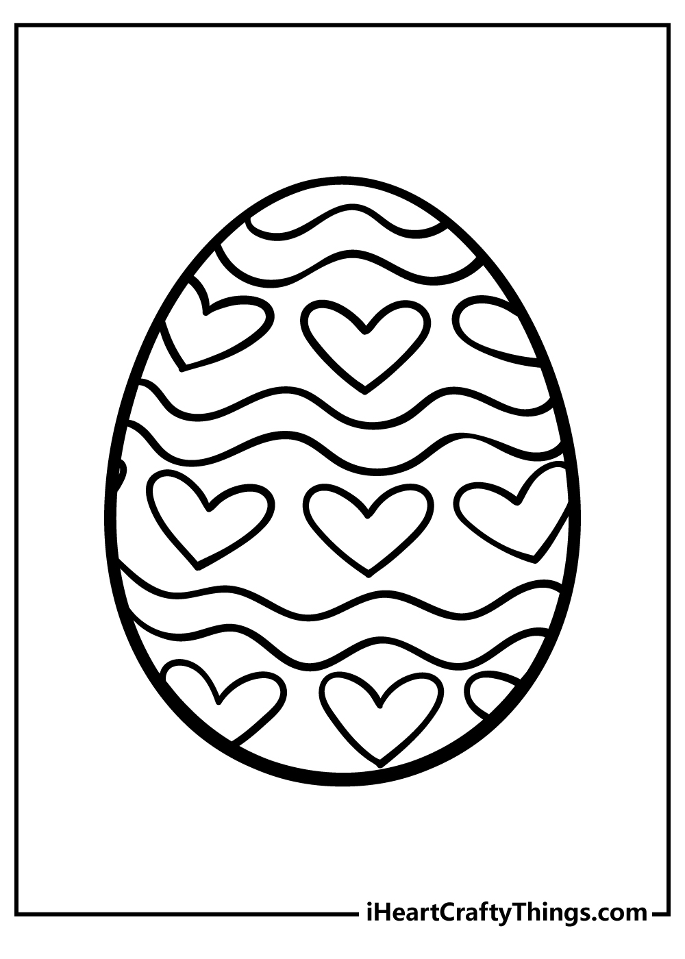 40 Easter Egg Coloring Pages 100 Free Printables 