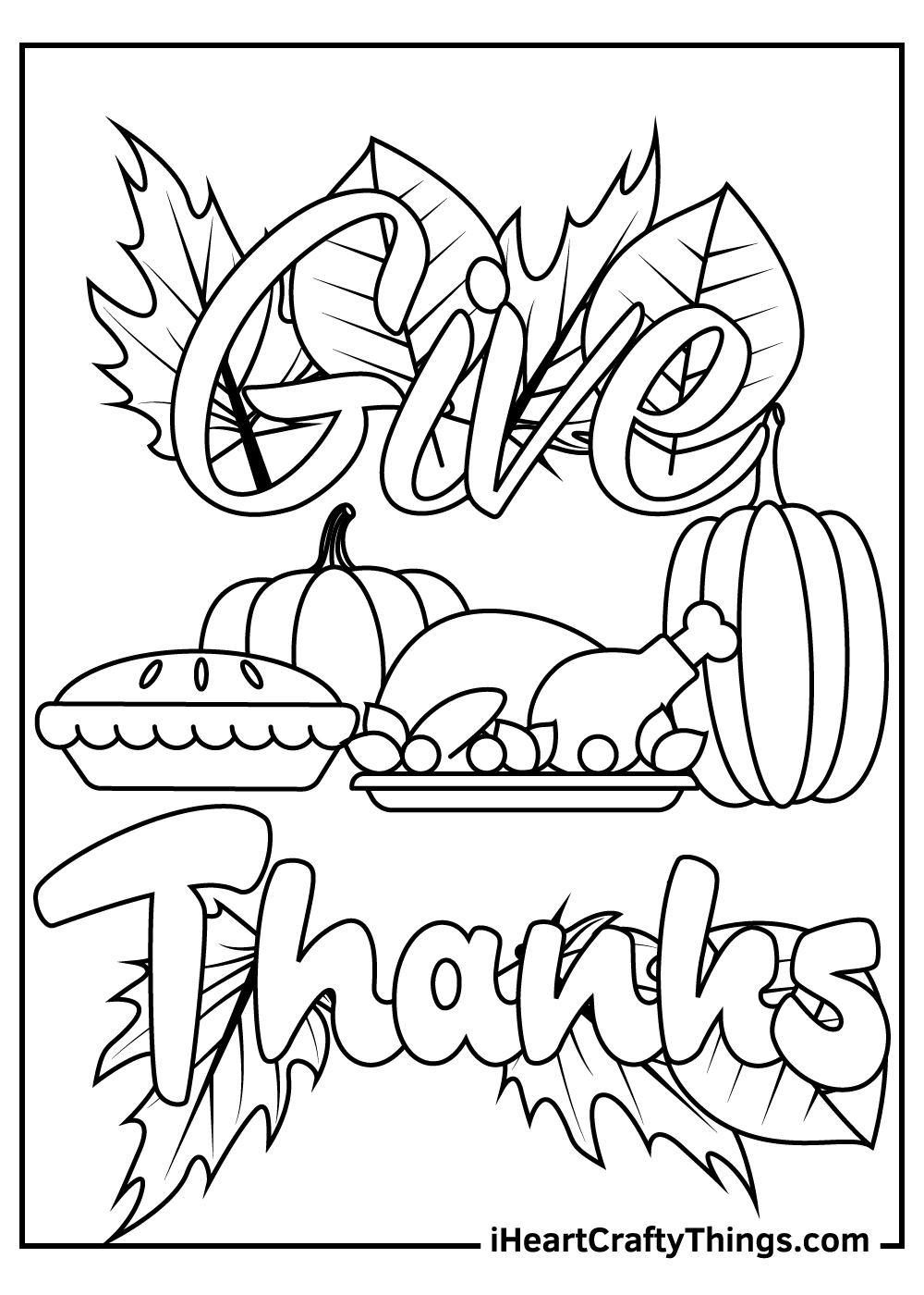 40 Thanksgiving Coloring Pages Printable Free PDF For Kids 