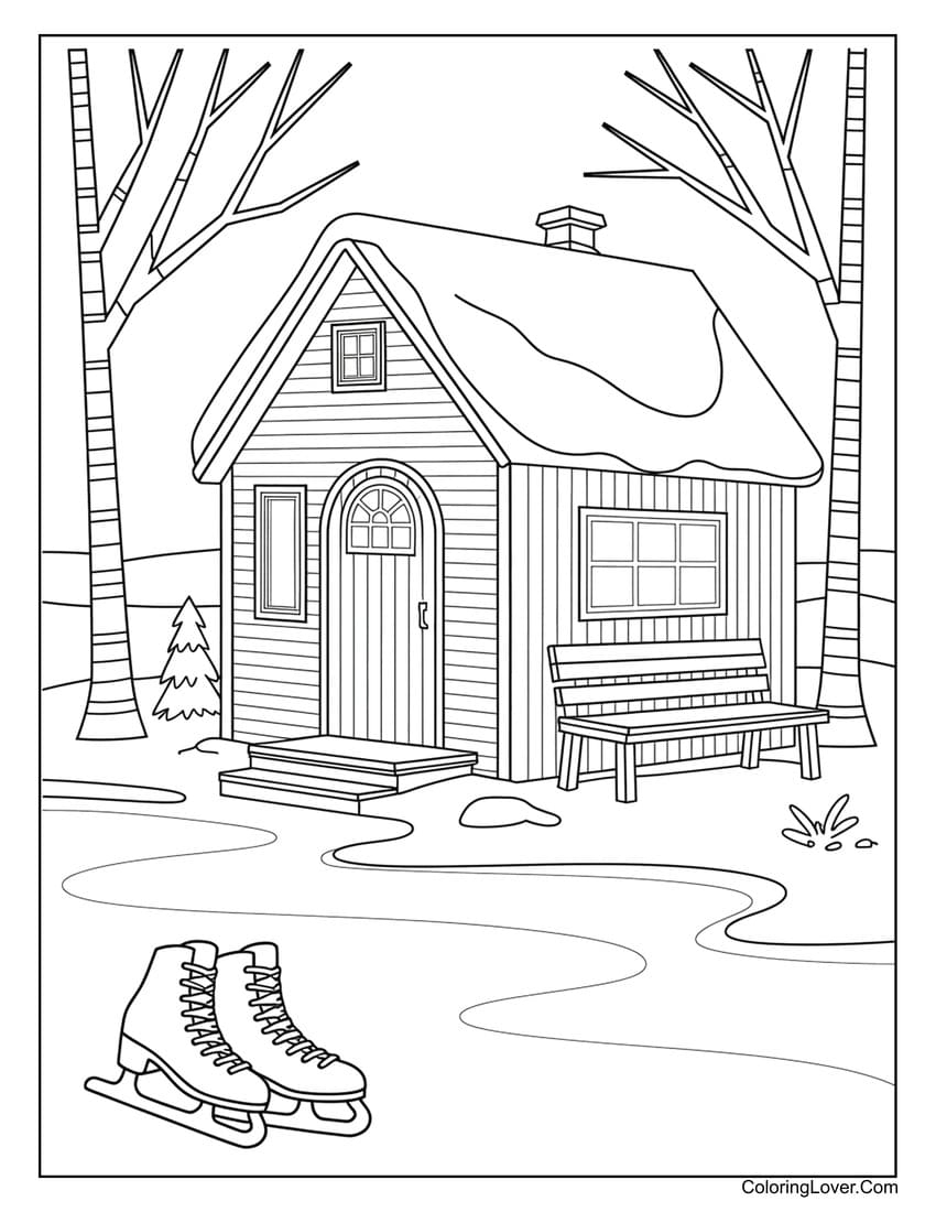 Free Printable Coloring Pages Of Houses