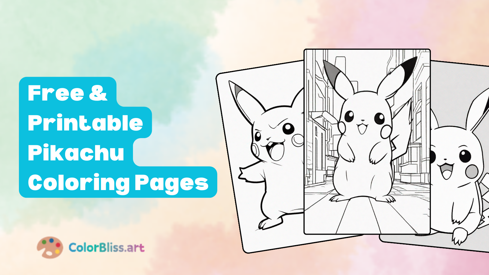 47 Pikachu Coloring Pages