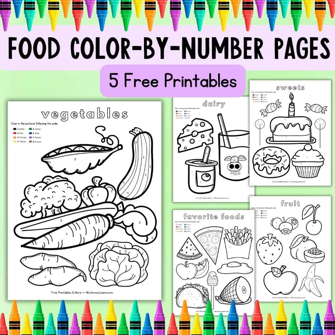Printable Coloring Pages Food