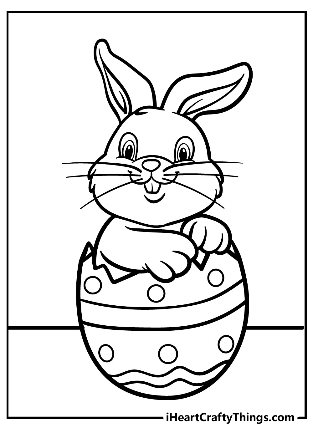 Free Coloring Pages Easter Bunny