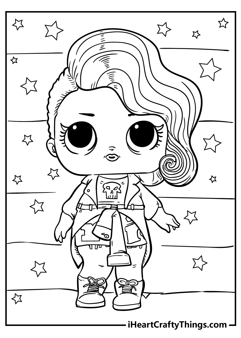 50 L O L Surprise Doll Coloring Pages Free Printables 