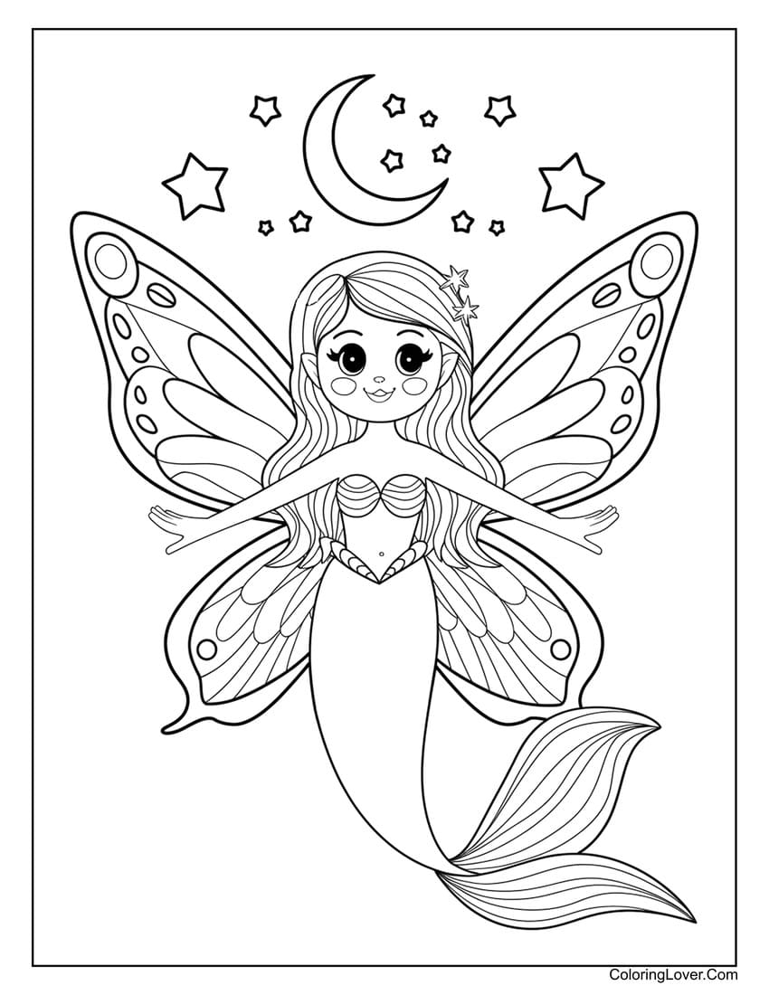 51 Mermaid Coloring Pages Free Printables For All Ages 