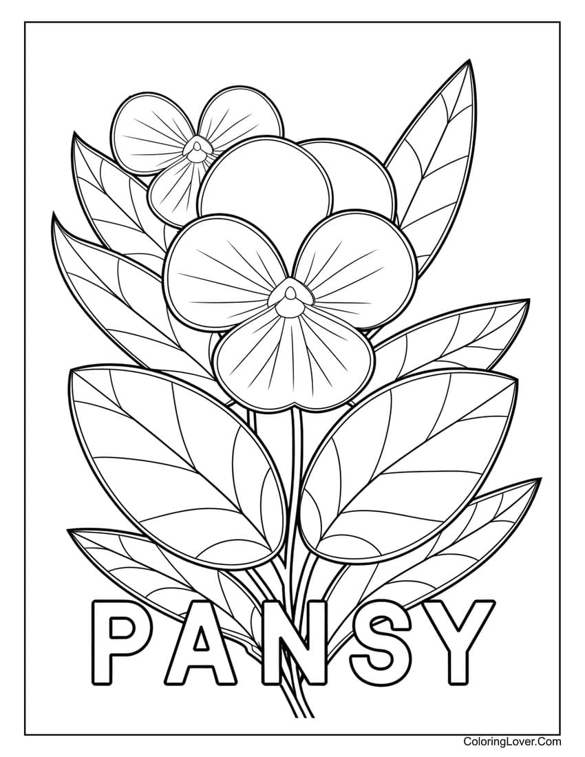 Bold Coloring Pages Printable