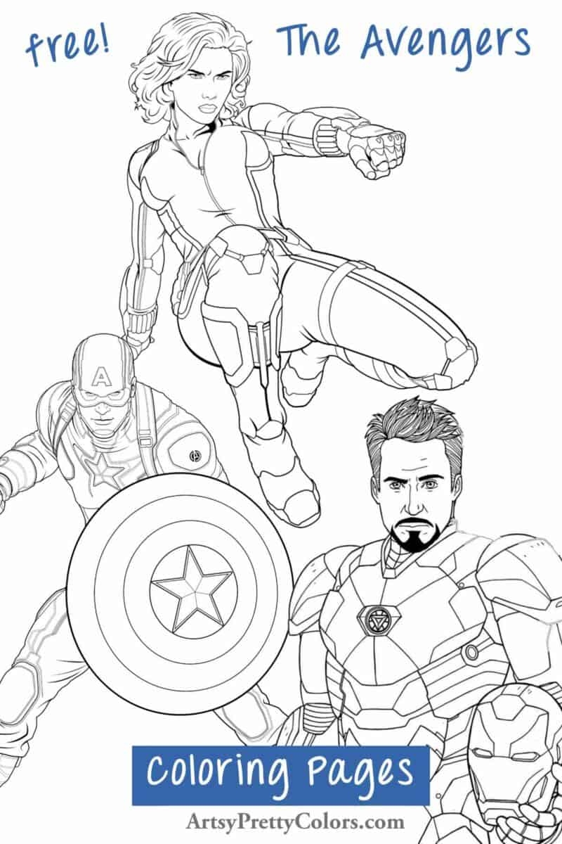 Marvel Coloring Pages Free