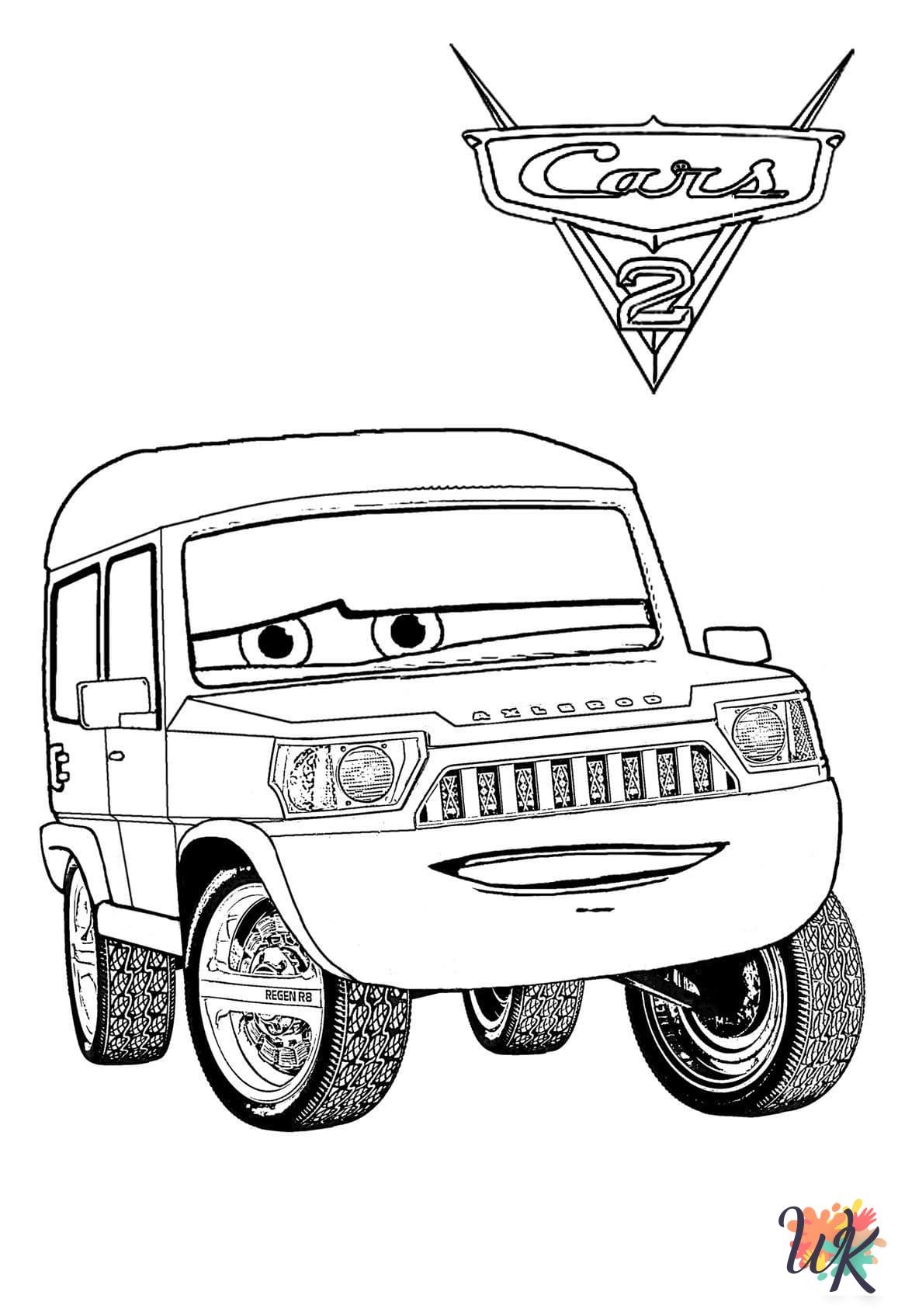 87 Cars Movie Coloring Pages For Kids A Fun And Educational