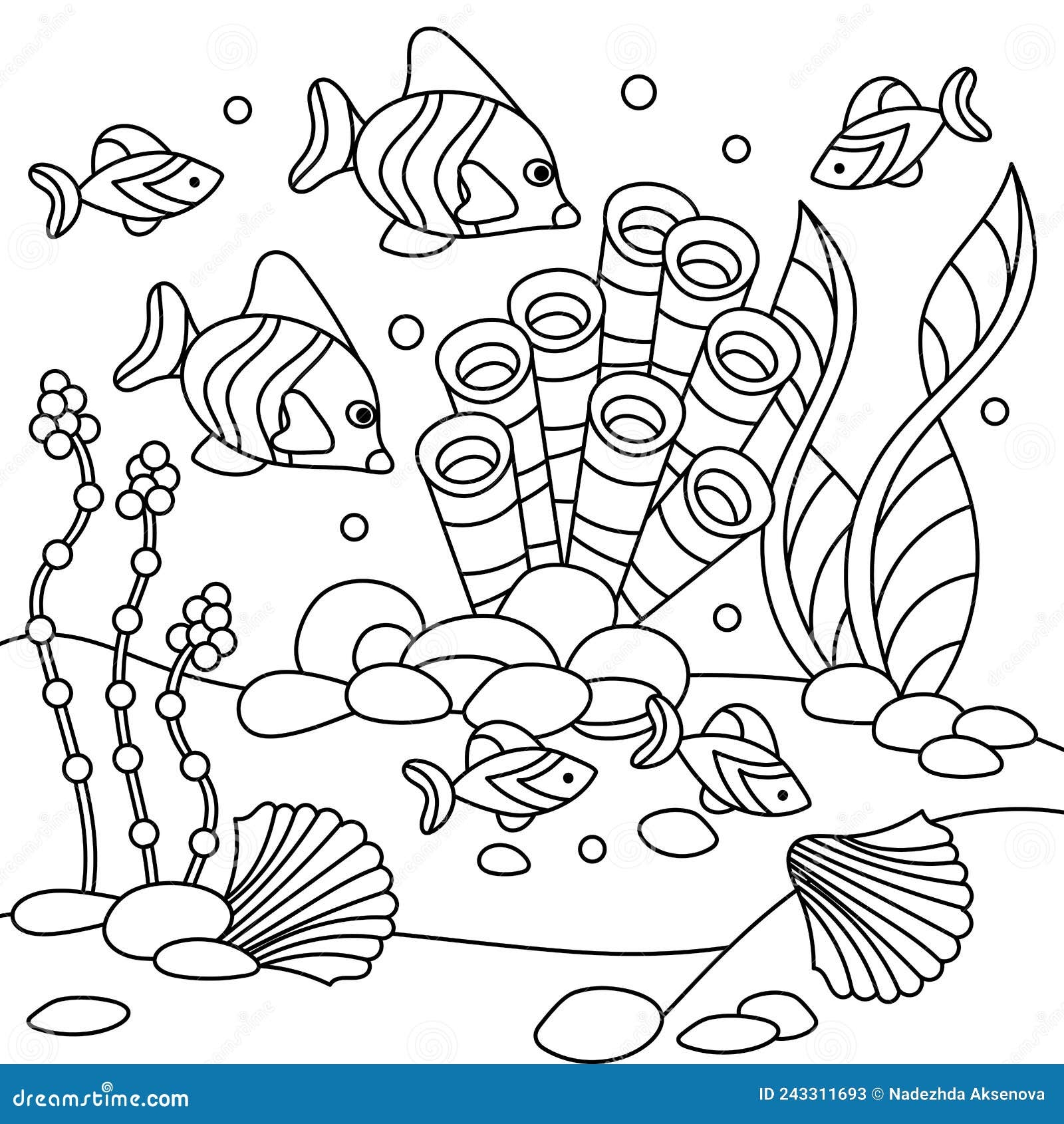 Under The Sea Printable Coloring Pages