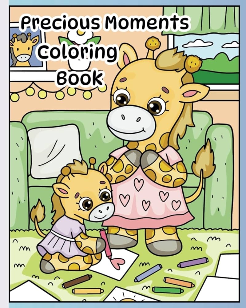 Amazon Precious Moments Coloring Book Coloring Pages For Kids And Adults Everyday Moments That Bring Joy To Mom s And Children Alike 9798336009026 Waterman Kristen Waterman Kristen Books