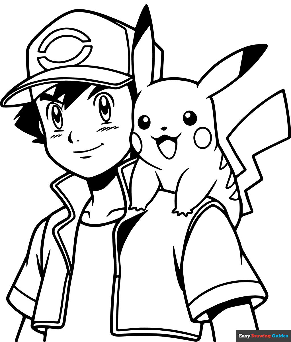 Free Printable Pikachu Coloring Pages