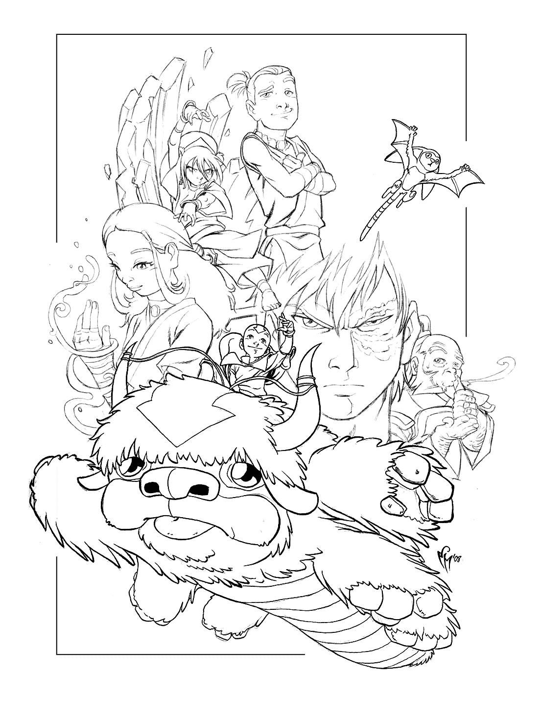 Avatar Coloring Pages Printable Coloring Pages FREE