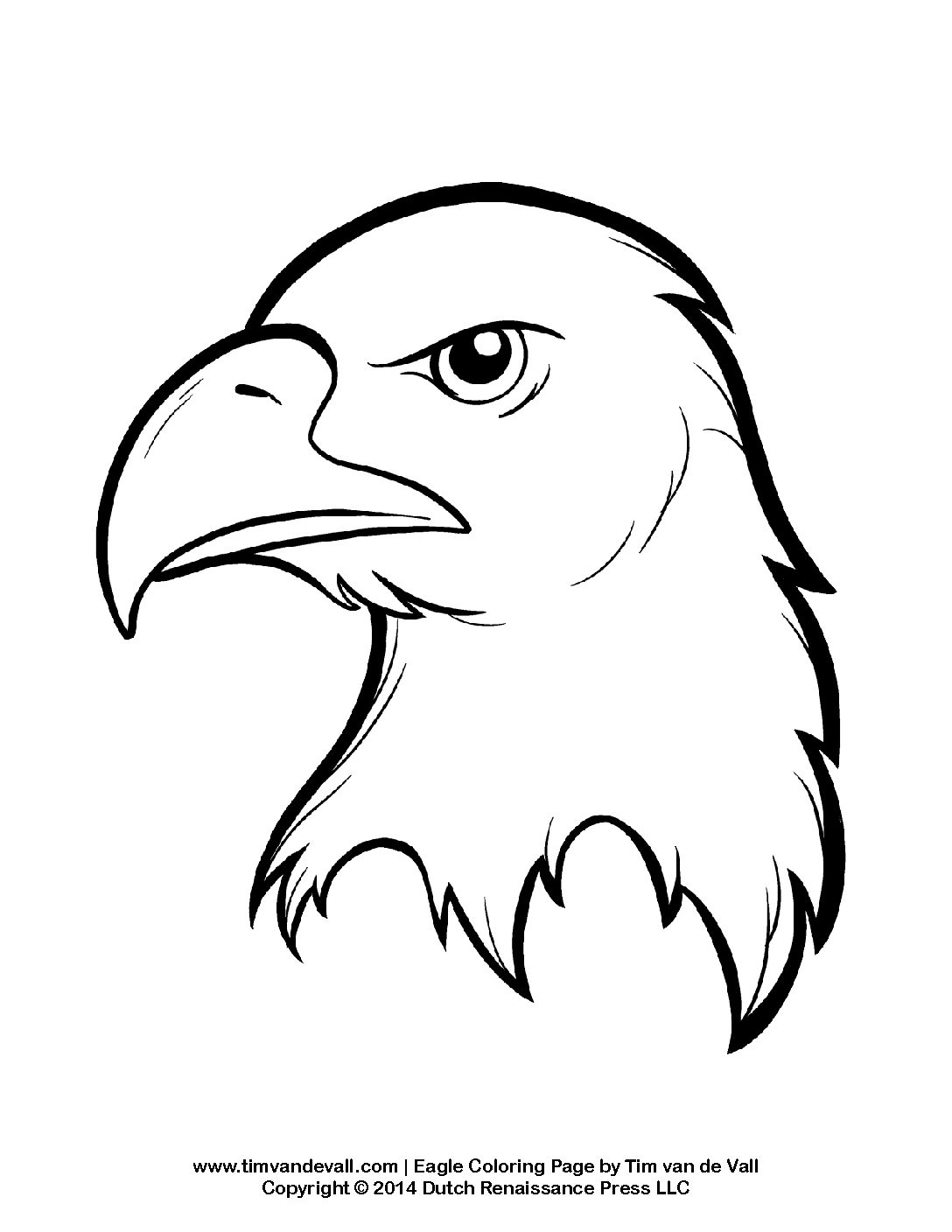 Bald Eagle Coloring Page Tim s Printables