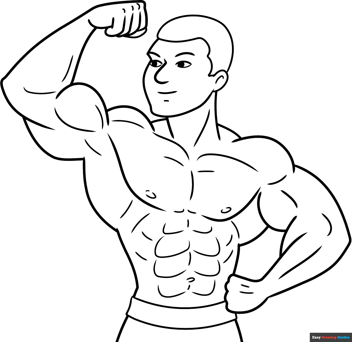 Printable Muscle Coloring Pages