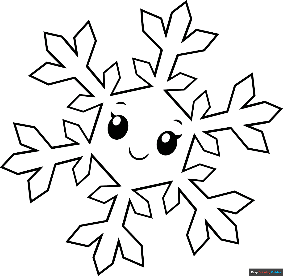 Printable Snowflake Coloring Pages