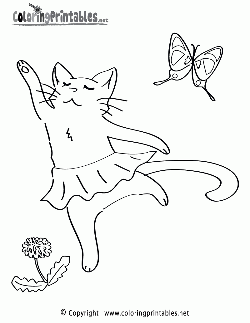 Free Printable Ballet Coloring Pages