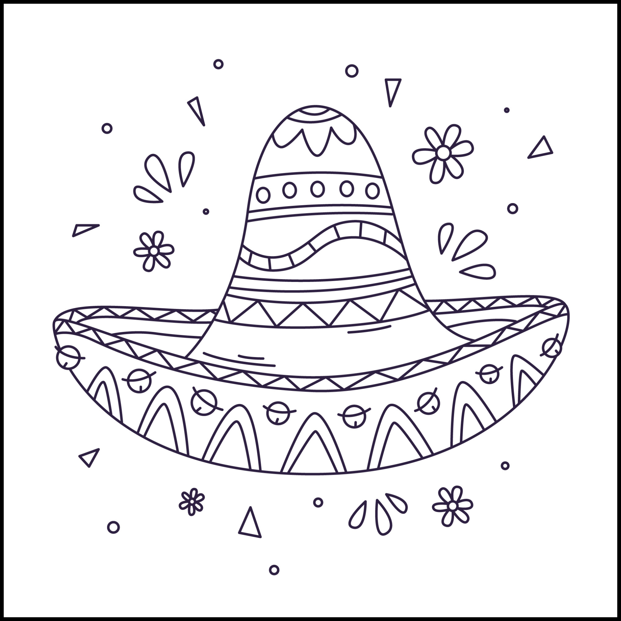 Mexican Coloring Pages Printable