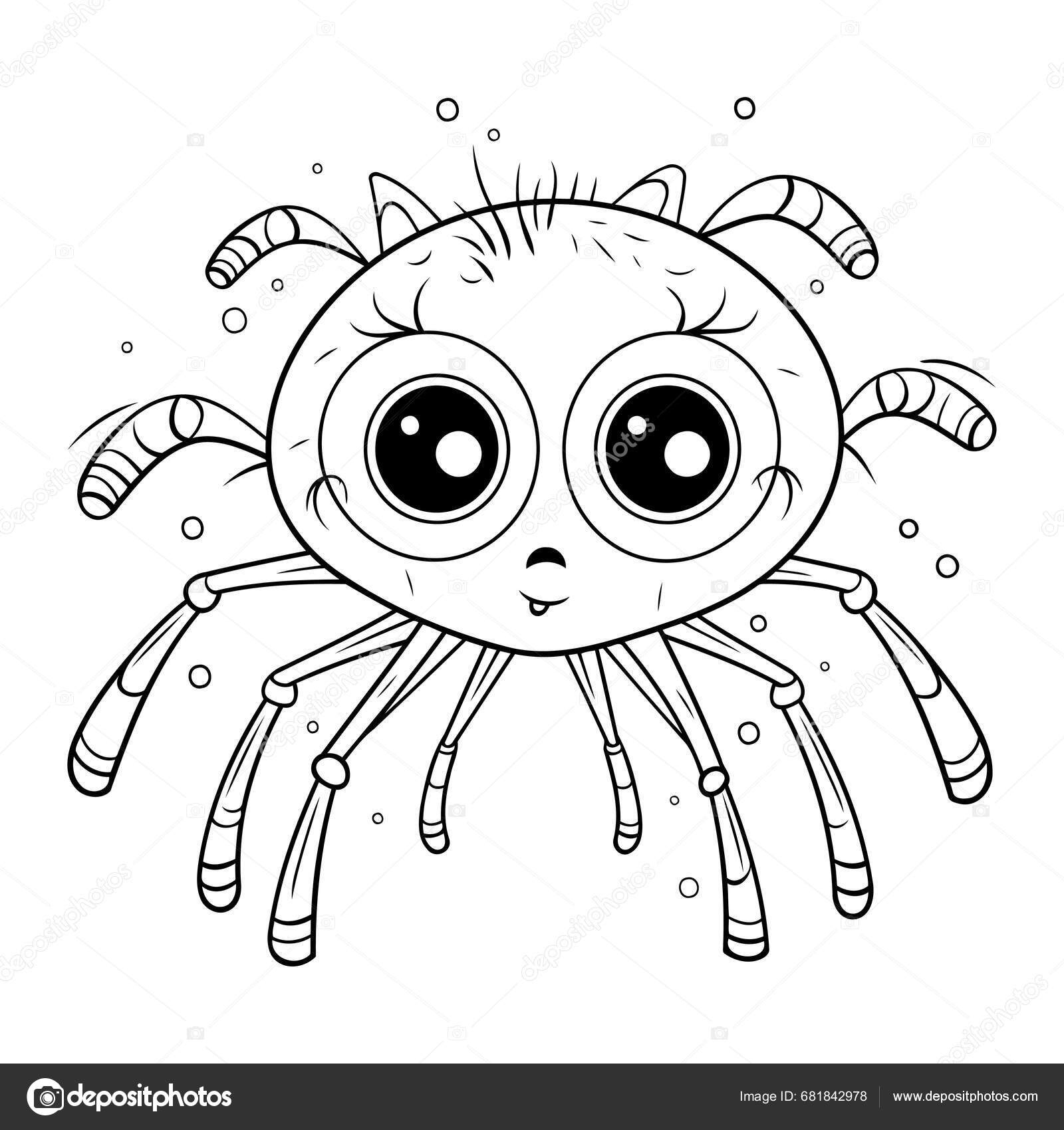 Free Spider Coloring Pages