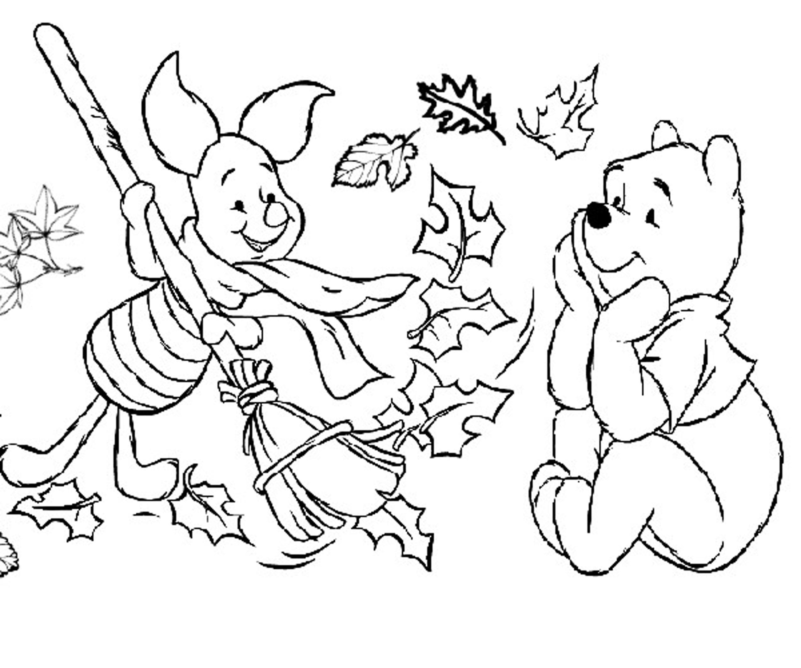 Free Coloring Pages For Autumn