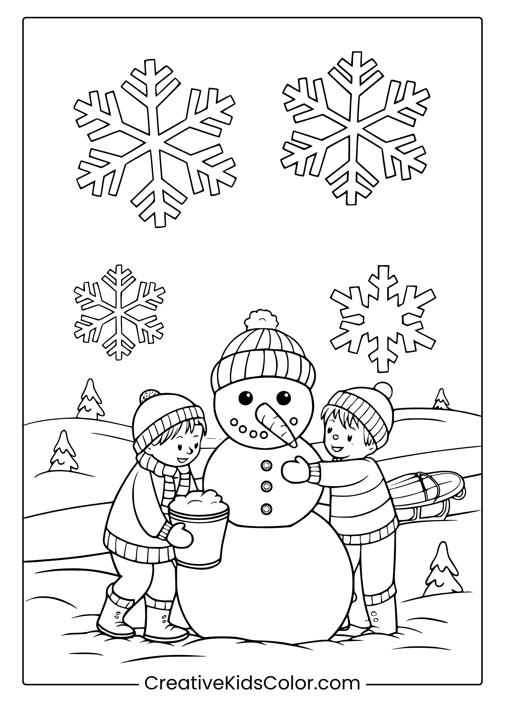Free February Coloring Pages For Kids