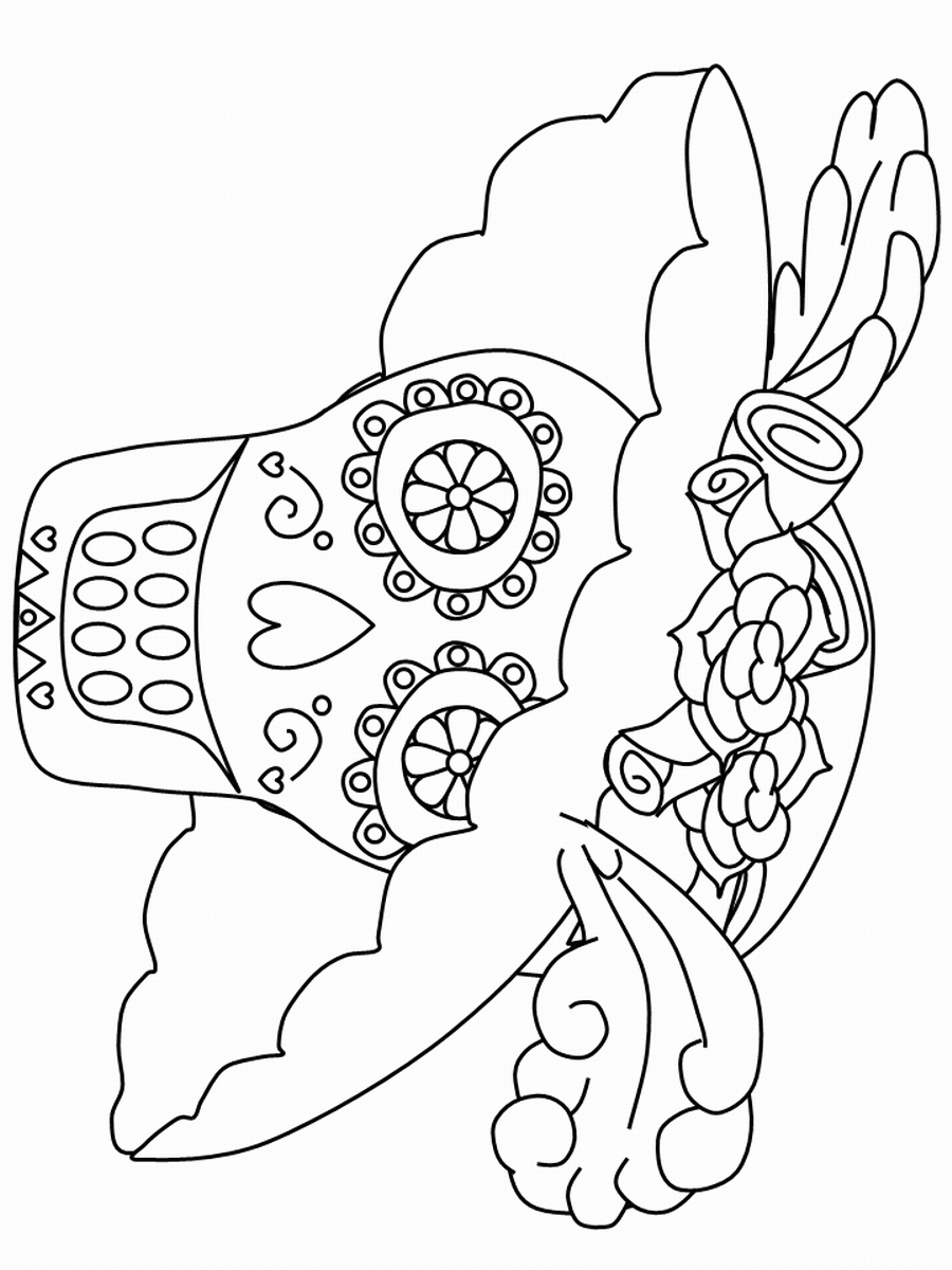 Fiesta Mexican Coloring Pages Birthday Printable