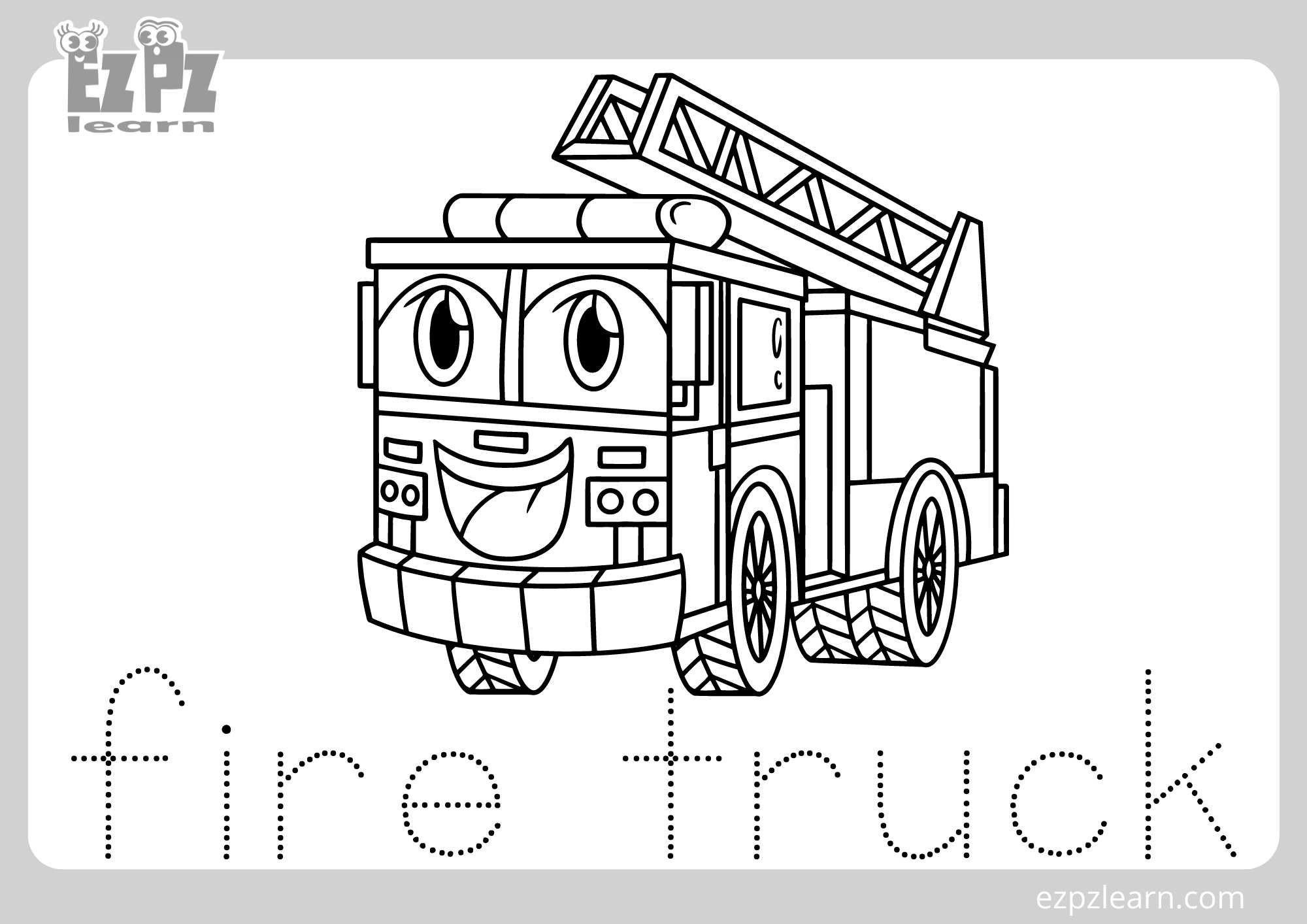 Free Truck Coloring Pages Printable