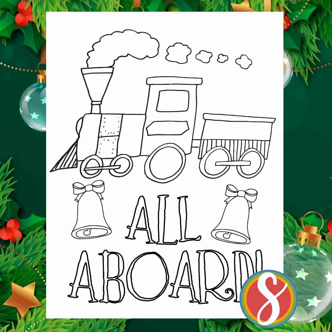 Free Polar Express Coloring Pages