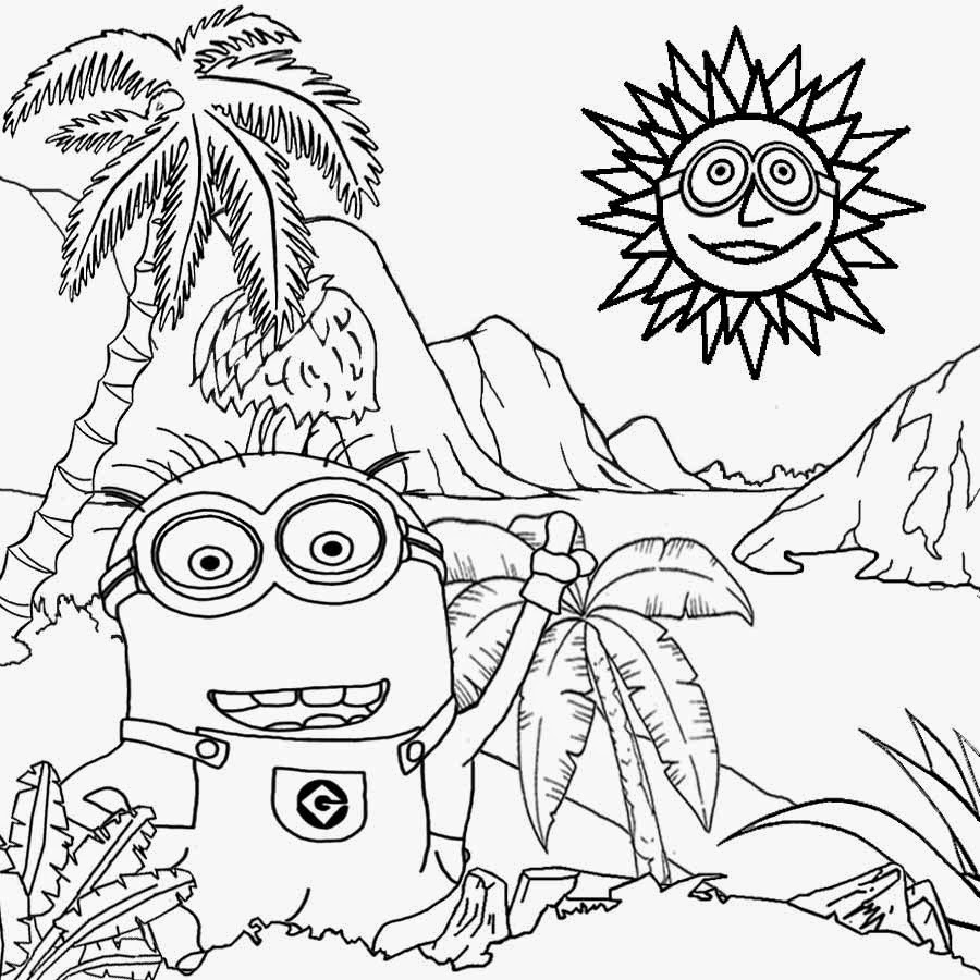 Minion Coloring Pages Free Printable