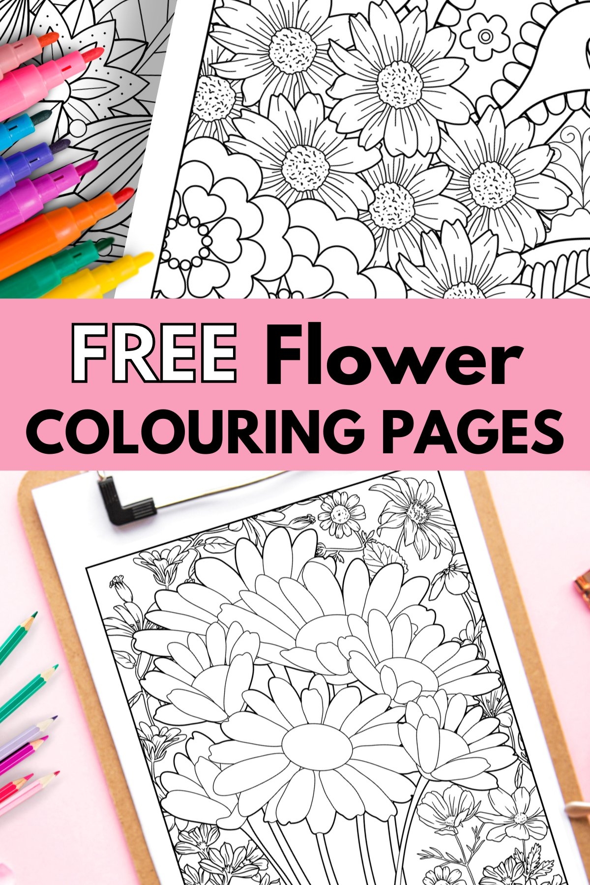Flower Free Printable Printable Coloring Pages