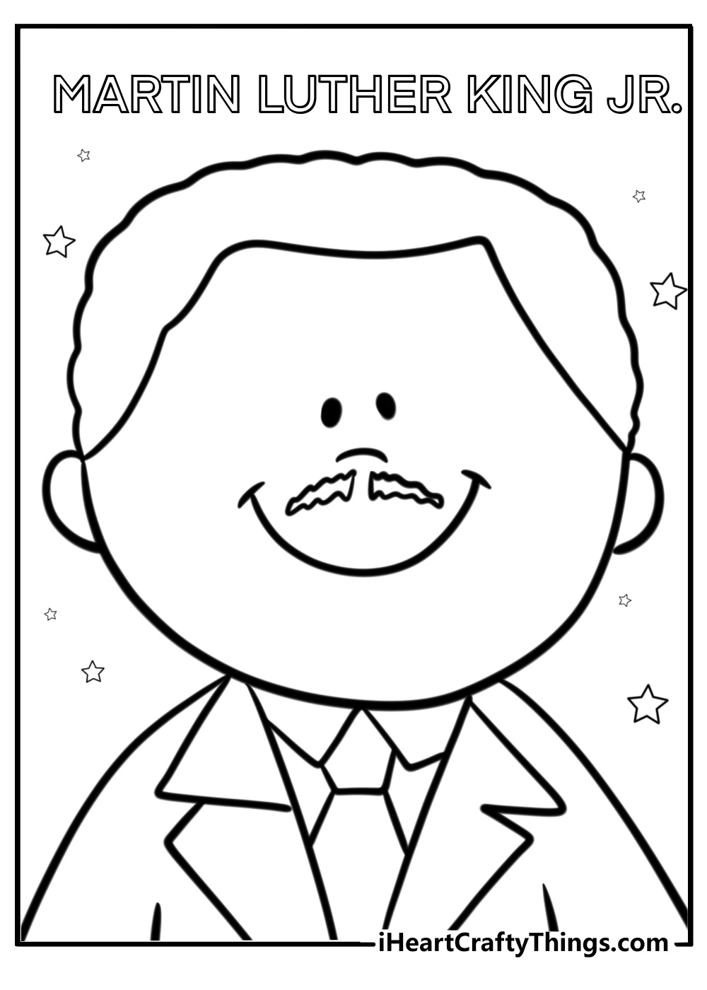 Martin Luther King Coloring Pages Printable