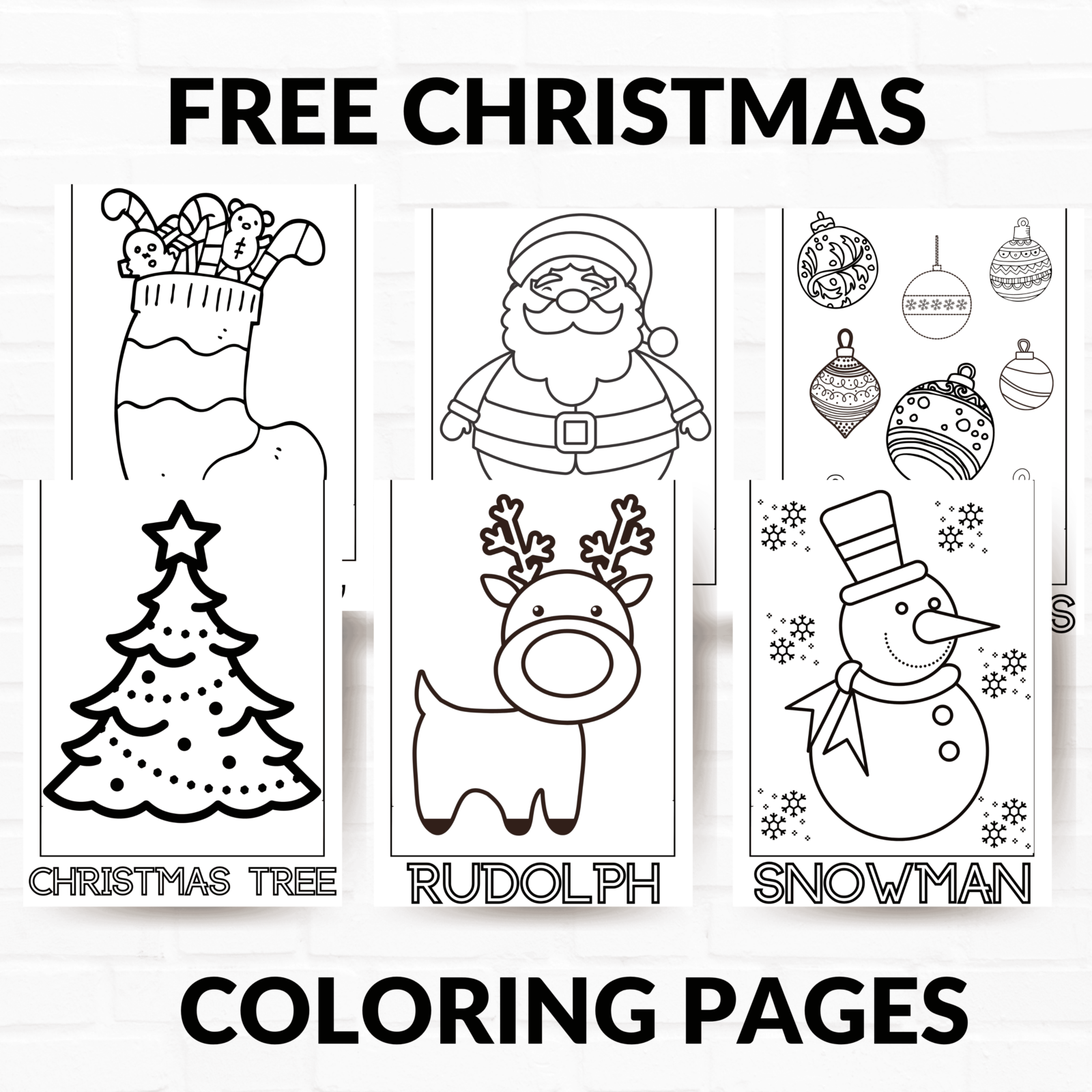 Printable Coloring Pages For Christmas