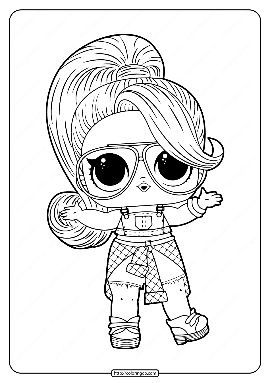 Printable Lol Doll Coloring Pages