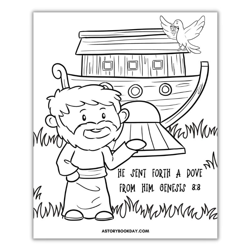 Noah's Ark Free Printable Coloring Pages
