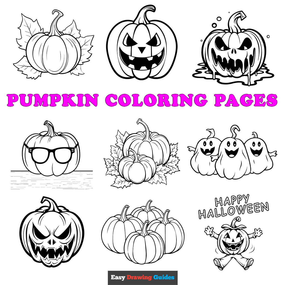 Free Pumpkin Color Pages