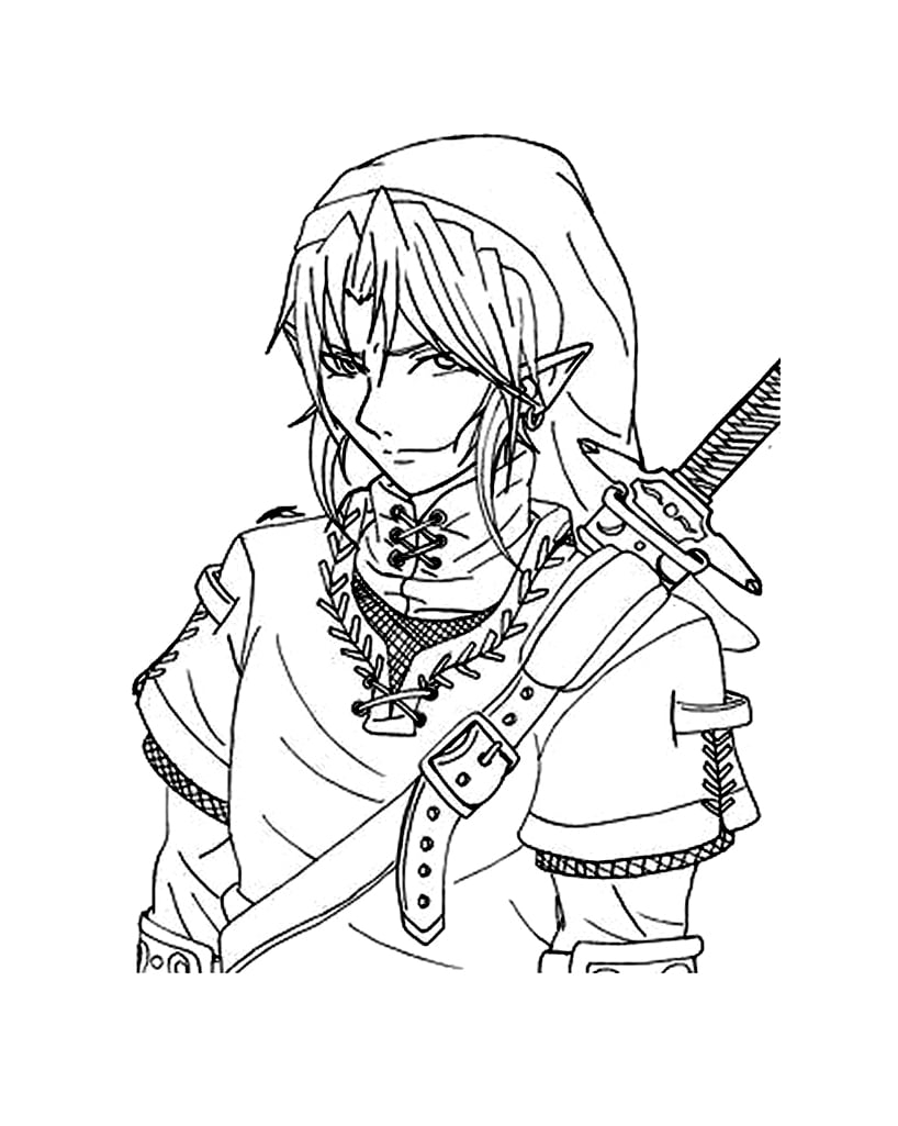 Zelda Coloring Pages Printable